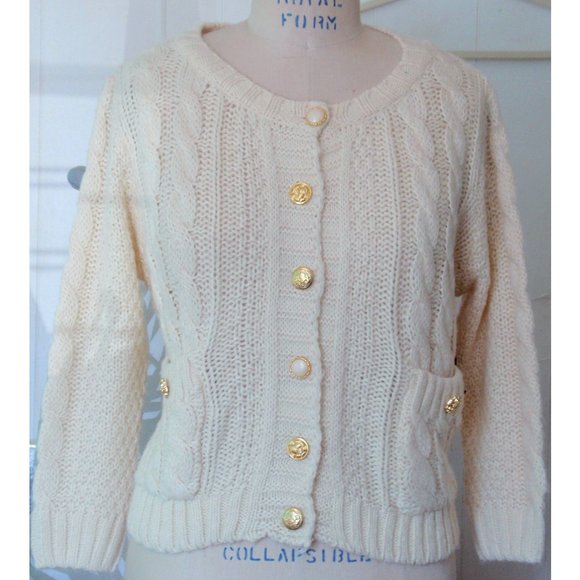 dressy ivory cardigan